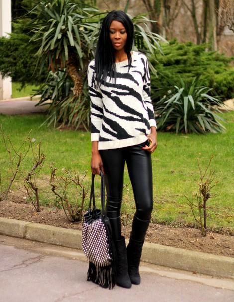 Zebra jumper - One of my favorite looks !