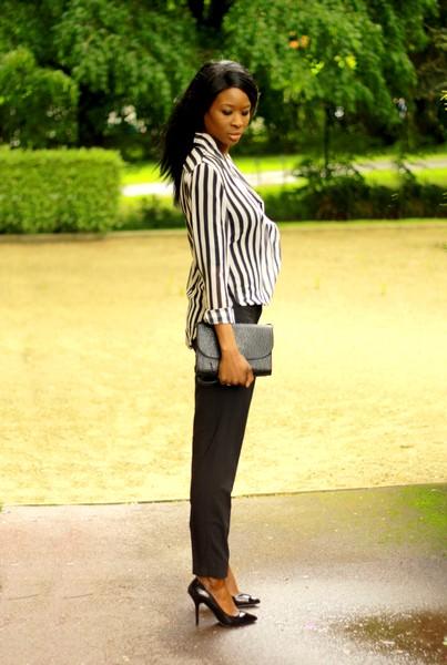 Black and white stripes - La working girl tendance