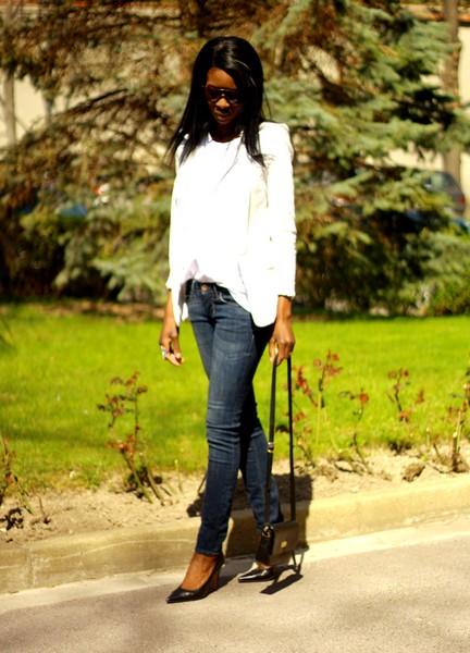 White blazer