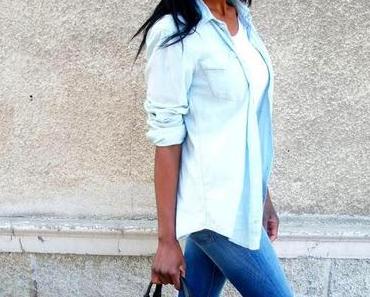 Double denim à la cool