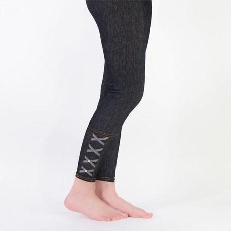 legging bleu lanniere
