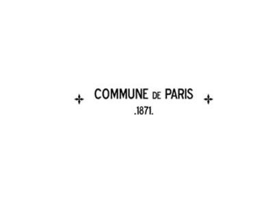 Commune de Paris, 1871, INCENDIE la rentrée 2013