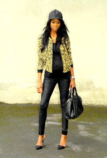 Sporty-Ethni-Chic'n Rock (ouais ouais rien que ça) ou le blouson Teddy imprimé
