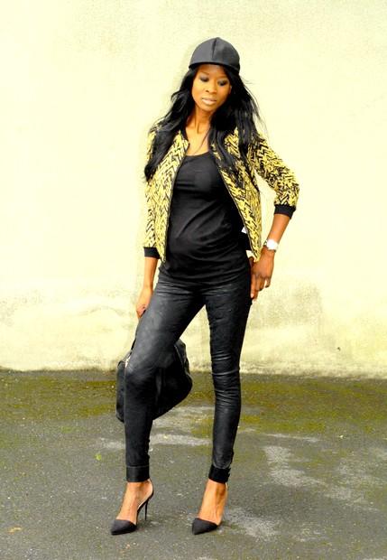 Sporty-Ethni-Chic'n Rock (ouais ouais rien que ça) ou le blouson Teddy imprimé