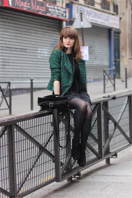 look veste verte