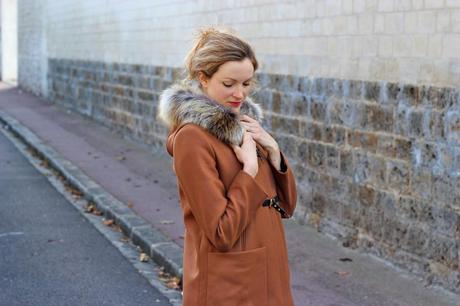 manteau camel Zara