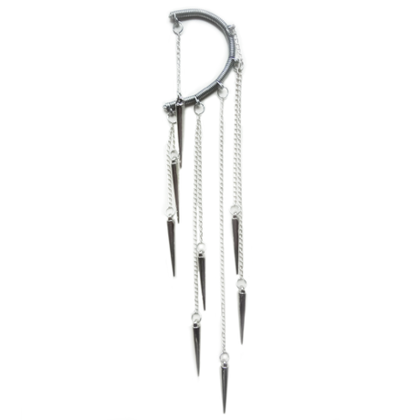 earcuff_silverspikes2