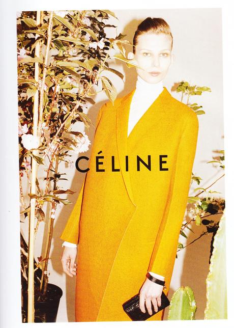 Publicité de la marque Céline dans le Vogue de novembre 2011