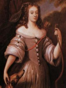 Portrait de Mademoiselle de Lavallière XVIIème par Claude Lefebvre