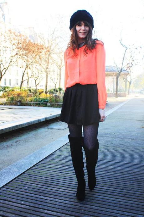 look chemise fluo