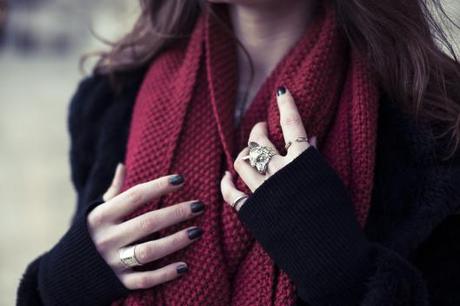 snood rouge