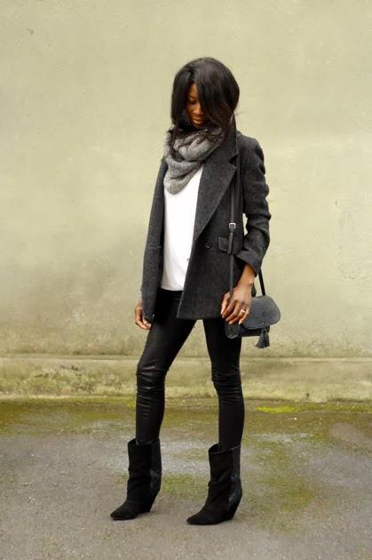 Big boots, big coat, big scarf