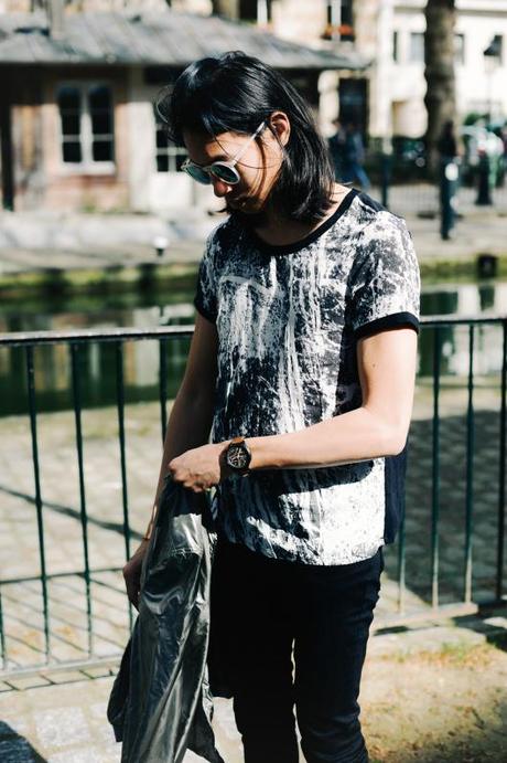 Marble veste argent lanvin