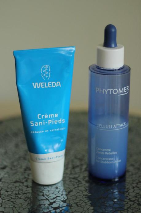 crème pieds Weleda, cellule attack phytomer