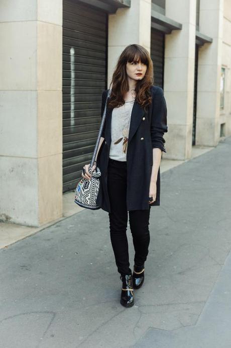 look noir gris blog