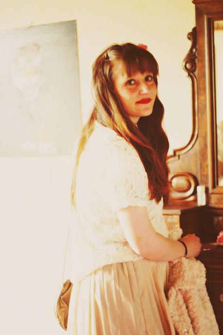 look vintage blanc chloe clark sareanza aurelia blog mode
