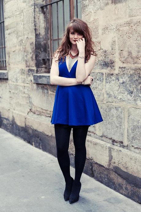 robe bleue blog