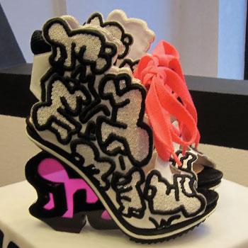 Chaussures Street-art Nicholas Kirkwood Keith Haring