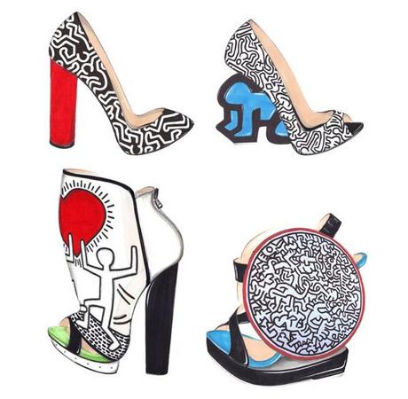 Collection Nicholas Kirkwood et Keith Haring