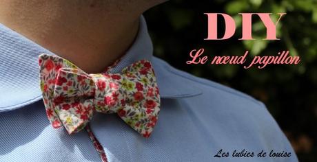 DIY patron gratuit noeud papillon  - Les lubies de louise-titre