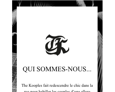 The Kooples: Pre F/W 2014 – 15