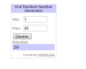 resultat concours random alexandre rosenberg