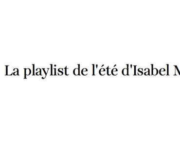 La Playlist d’Isabel Marant !