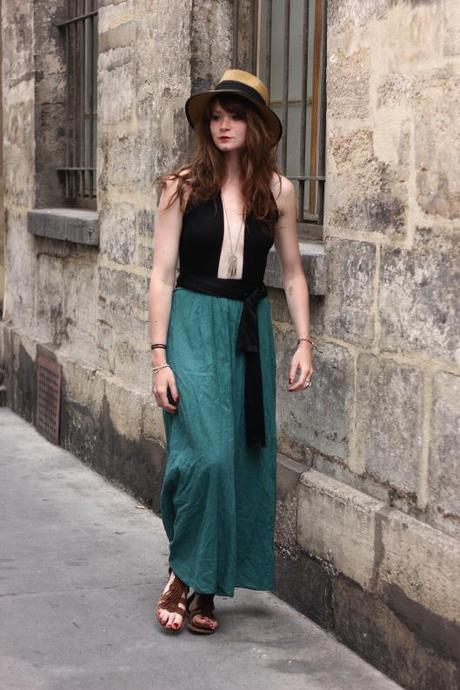 look jupe verte