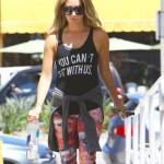 Ashley Tisdale Goes To Her Pilates Class