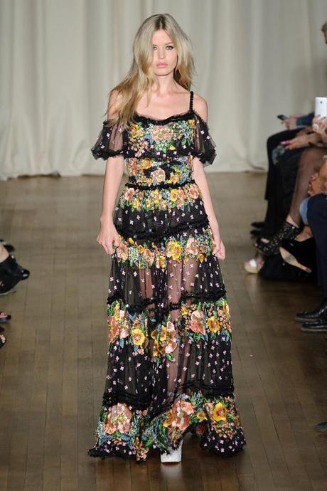 Fashion Week London 2015 PE : Marchesa