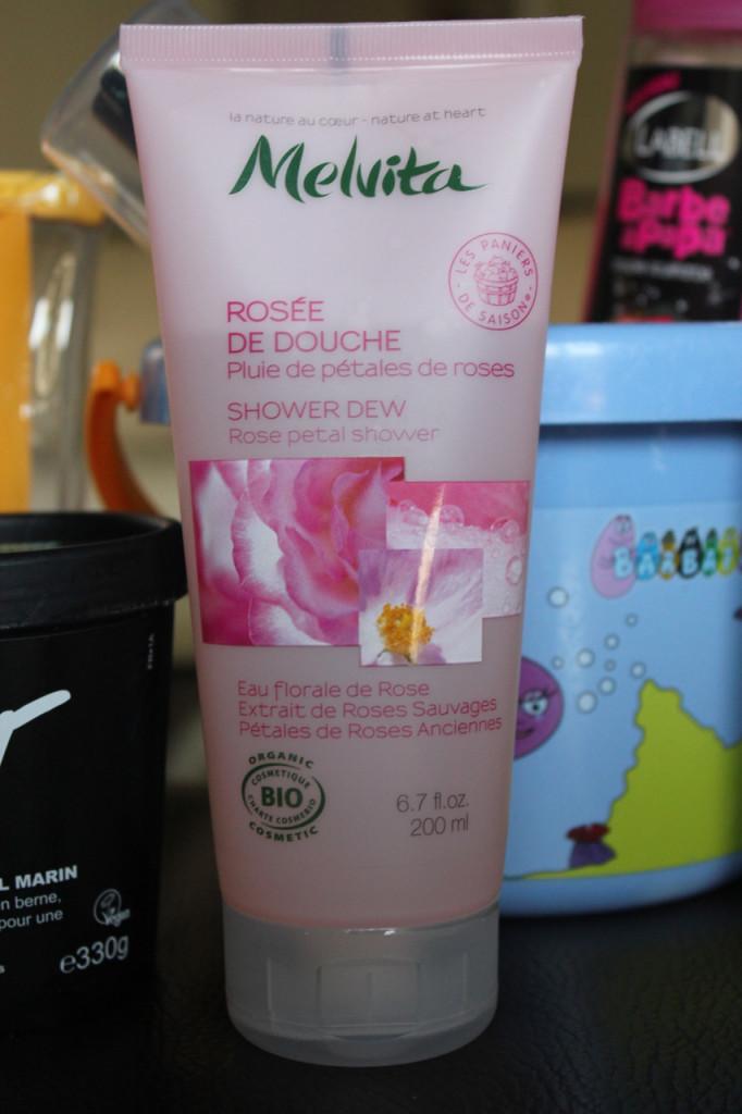 gel douche rose Melvita