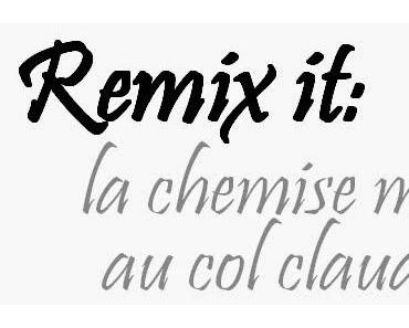 Remix it: la chemise mint au col claudine