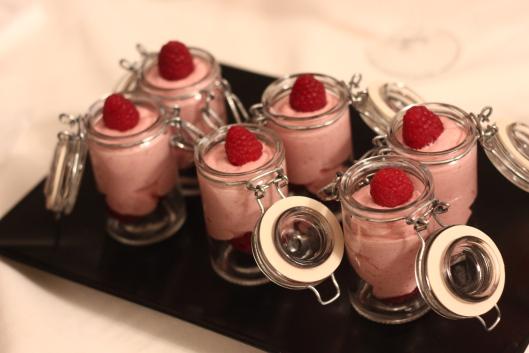 mousse framboise