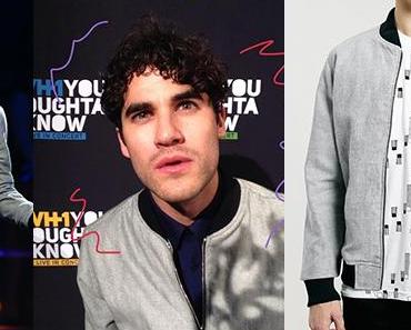 STYLE : Darren Criss, wearing a Topman bomber at the VH1 You Oughta Know Live In Concert