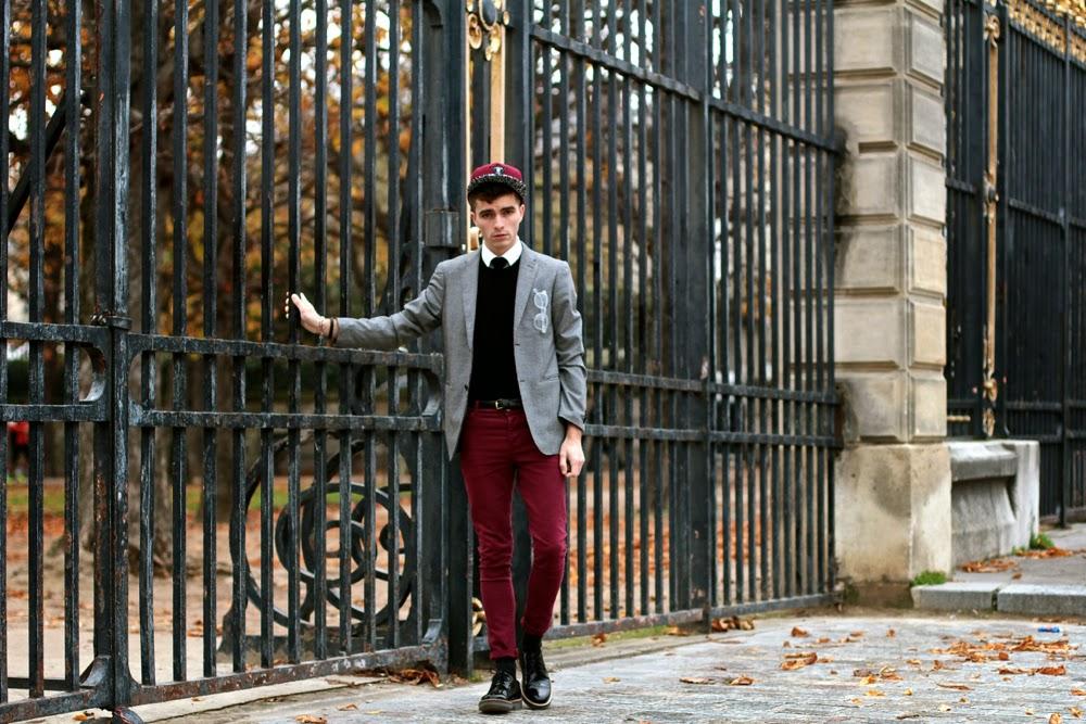 Cayler & sons Cap Casquette - Uniqlo Blazer pied de poule - Asos Jeans - See Concept lunettes glasses - Antonio Benchimol Bracelet - Heart of Influence - J  crew pull sweater cachemire cashmere - knitted tie Raf Simons Cravate tricot - blog mode homme mensfashion