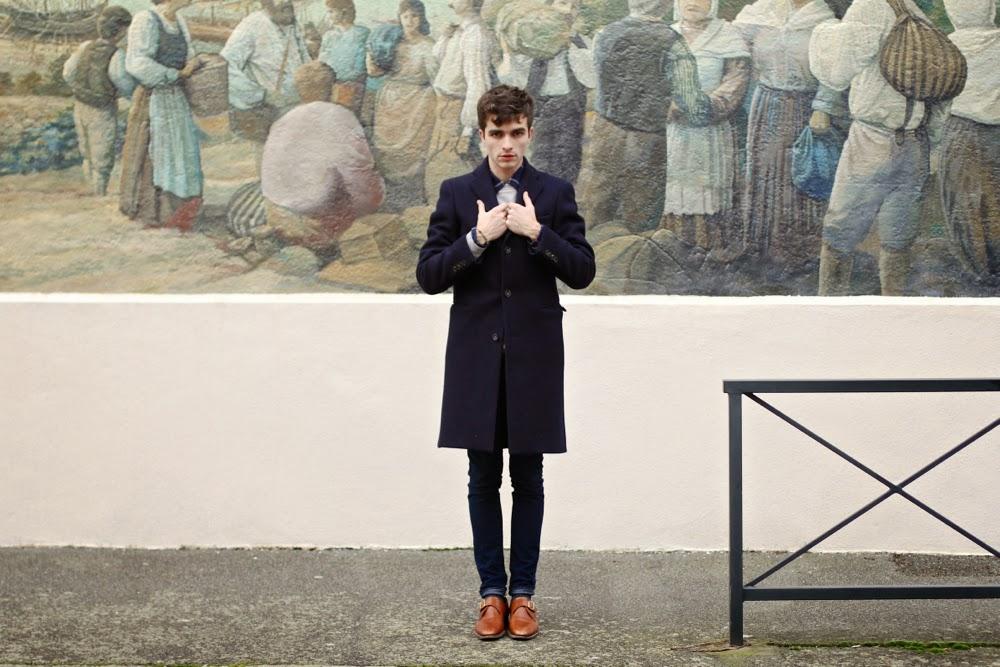 Vicomte-A_Arty-Sweat_Aigle-Chemise-Flannelle_Acne-Coat_Binome-Hermès_Nantes_Blog-Mode-Style-Homme_Mensfashion-Paris1