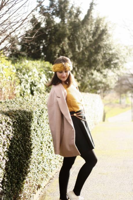 street style superga-look-superga-blogmode-bandeaulaine-manteaurose-