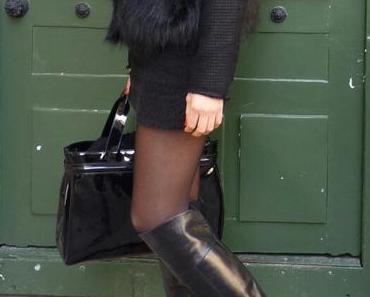 Le look dress & fur d’Eléonore