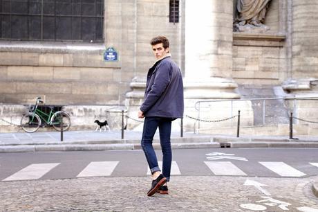 Saint-James_Marinière_Hoalen_Blouson-Mouton-Parka_Jeans-Slim_BLog-Mode-Homme-Paris-Preppy-Style_Mensfashion1