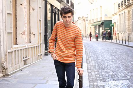 Saint-James_Marinière_Hoalen_Blouson-Mouton-Parka_Jeans-Slim_BLog-Mode-Homme-Paris-Preppy-Style_Mensfashion1