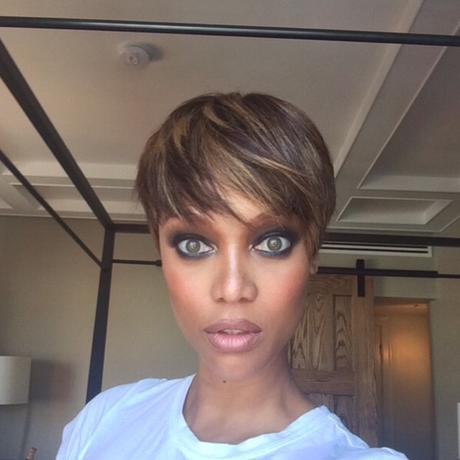 Tyra Banks, nouvelle adepte de la coupe courte