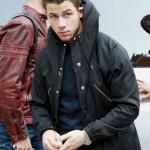 Nick Jonas arriving at Global Radio studios