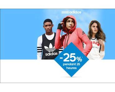 (BON PLAN) -25% chez ADIDAS pendant 25 heures !