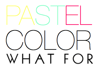 WHAT FOR – PASTEL COLOR Spring Summer 2015