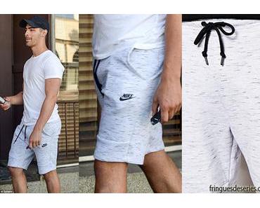 STYLE : Joe Jonas with Nike  sweat shorts