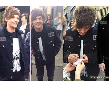 ONE DIRECTION : Louis Tomlinson wearing Lee jacket