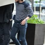 Kit Harington outside of his hotel in New York