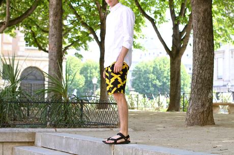 BLOG-MODE-HOMME_Kabuki-Uniqlo_Short_Brice-chemise-ananas-tenadance-fashion-preppy_sandales_Teva_Mensfashion