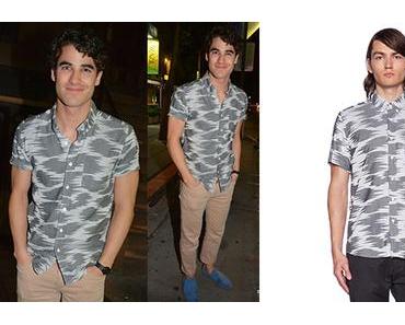 STYLE : Darren Criss, in NY, with a Saturdays NYC shirt