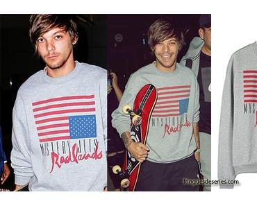 ONE DIRECTION : Louis Tomlinson et son sweatshirt Mystery jets